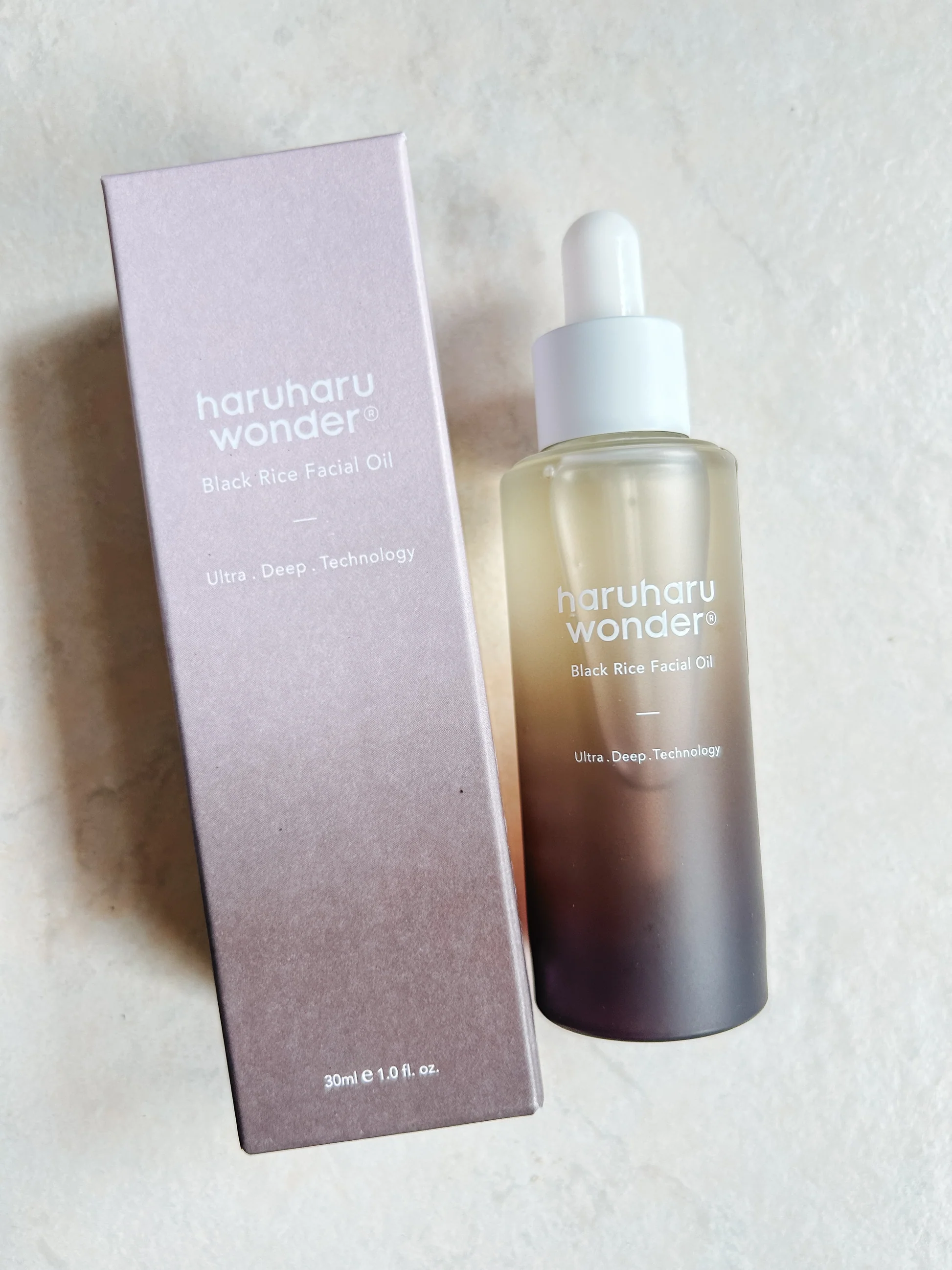 HARUHARU WONDER - BLACK RICE FACIAL OIL VEGAN